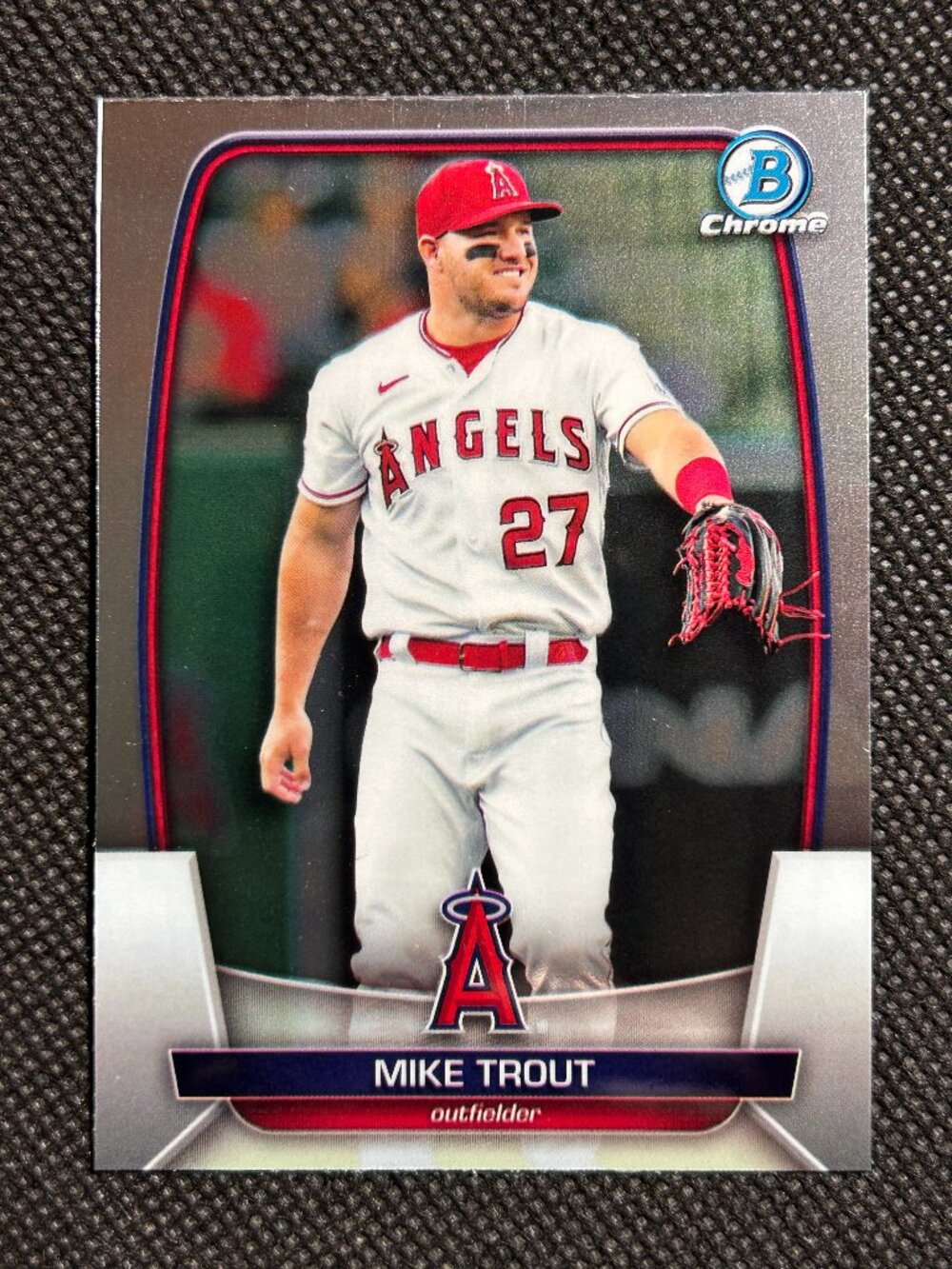 2023 Bowman Chrome #89 Mike Trout Los Angeles Angels